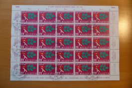 CH - Briefmarkenbogen - Mustermesse Basel 16.04.1966