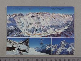 Lötschental, Ski, Skigebiet Lauchernalp, Vogelschaukarte