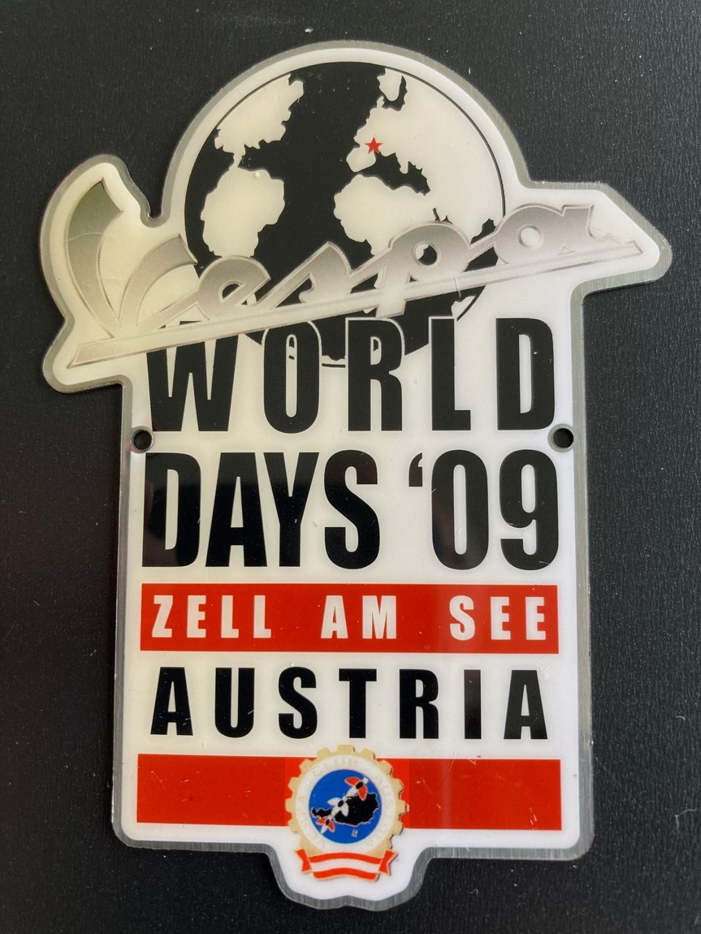 Vespa Tutti pezzi di ricambio per scooter: Vespa World Days Plakette 2009 – Nuovo (secondo la descrizione) da Dübendorf venduto da vesparazzo