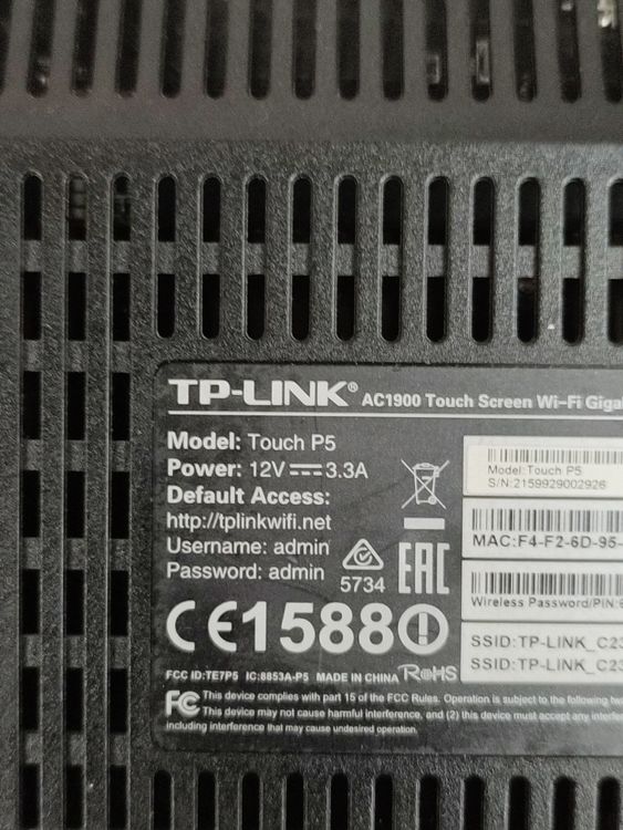 TP link touch p5 gigabit router 2