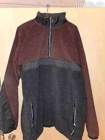 Veste jaquette polaire brune noir XL