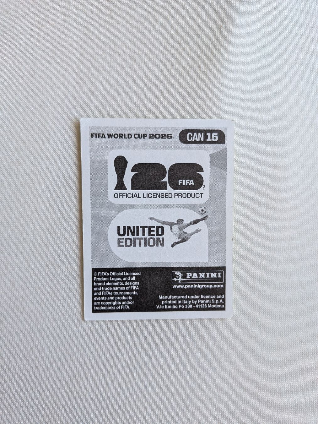 Panini Sammelbilder & Trading cards: Panini Bild CAN 15 – Gebraucht aus Eschenbach SG von SanFranciscoCalifornia 1