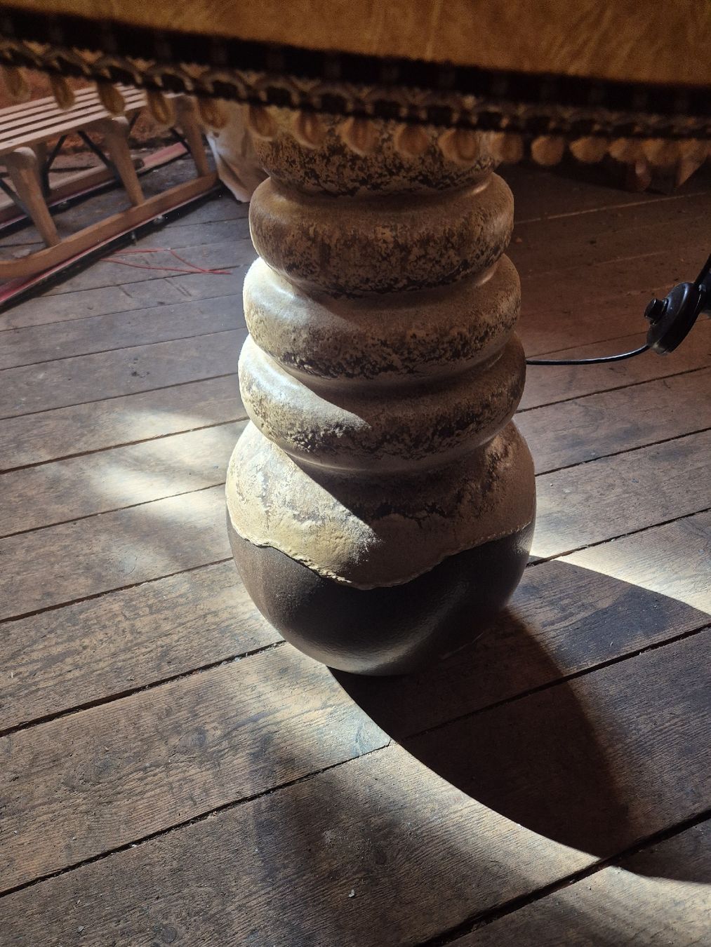 Paralumi: Lampe de table vintage élégante, abat-jour  – Usato da La Chaux-de-Fonds venduto da Airnessman 1