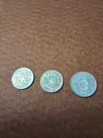 Schweiz – 3 alte Münzen (20 Rp 1859/10 Rp 1850/10 Rp 1850