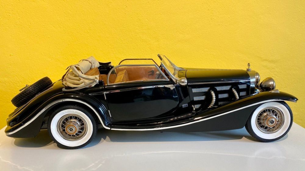 POCHER 1/8 MERCEDES 500 AK CABRIOLET 1935 PLAQUE GR 74/33 PIECES DIVERSES at