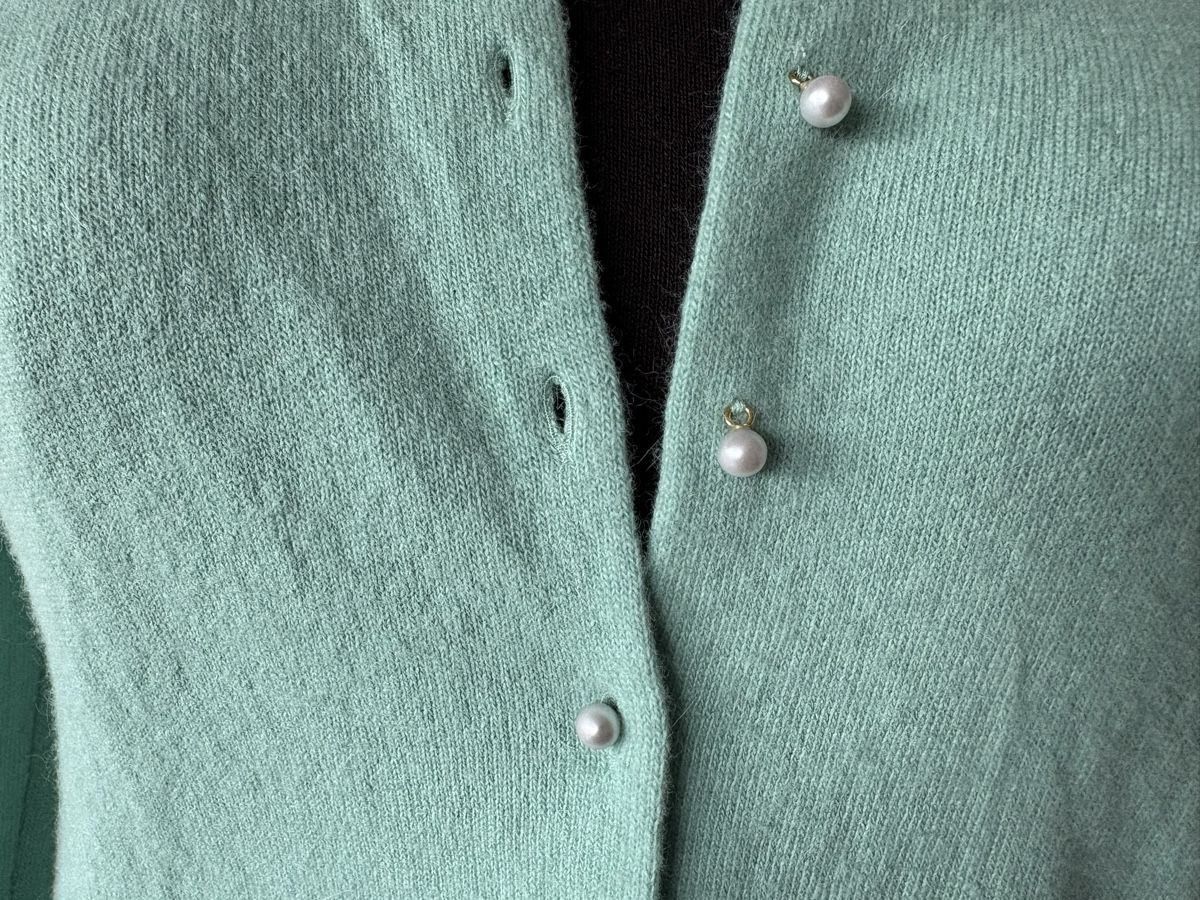 Benetton Giacche: Benetton Strickjacke, XS, Mintgrün, wunderschön – Usato da Bern venduto da Etzy 7
