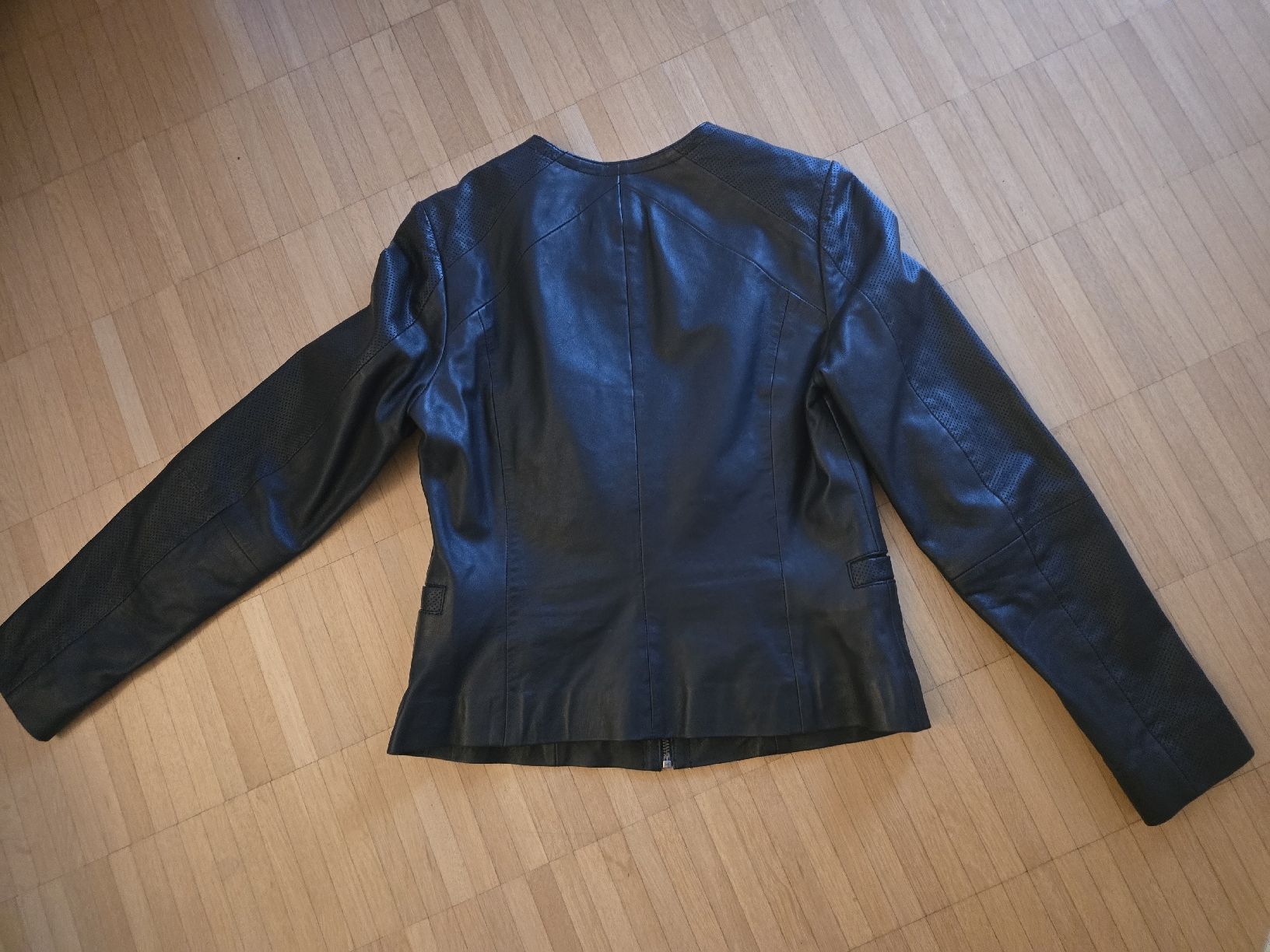 Maddison Giacche: Schwarze Echt Lederjacke, Grösse 40, Maddison top! – Usato da Laufenburg venduto da may_r2st 3