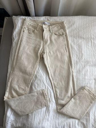 Jeans beige Zara