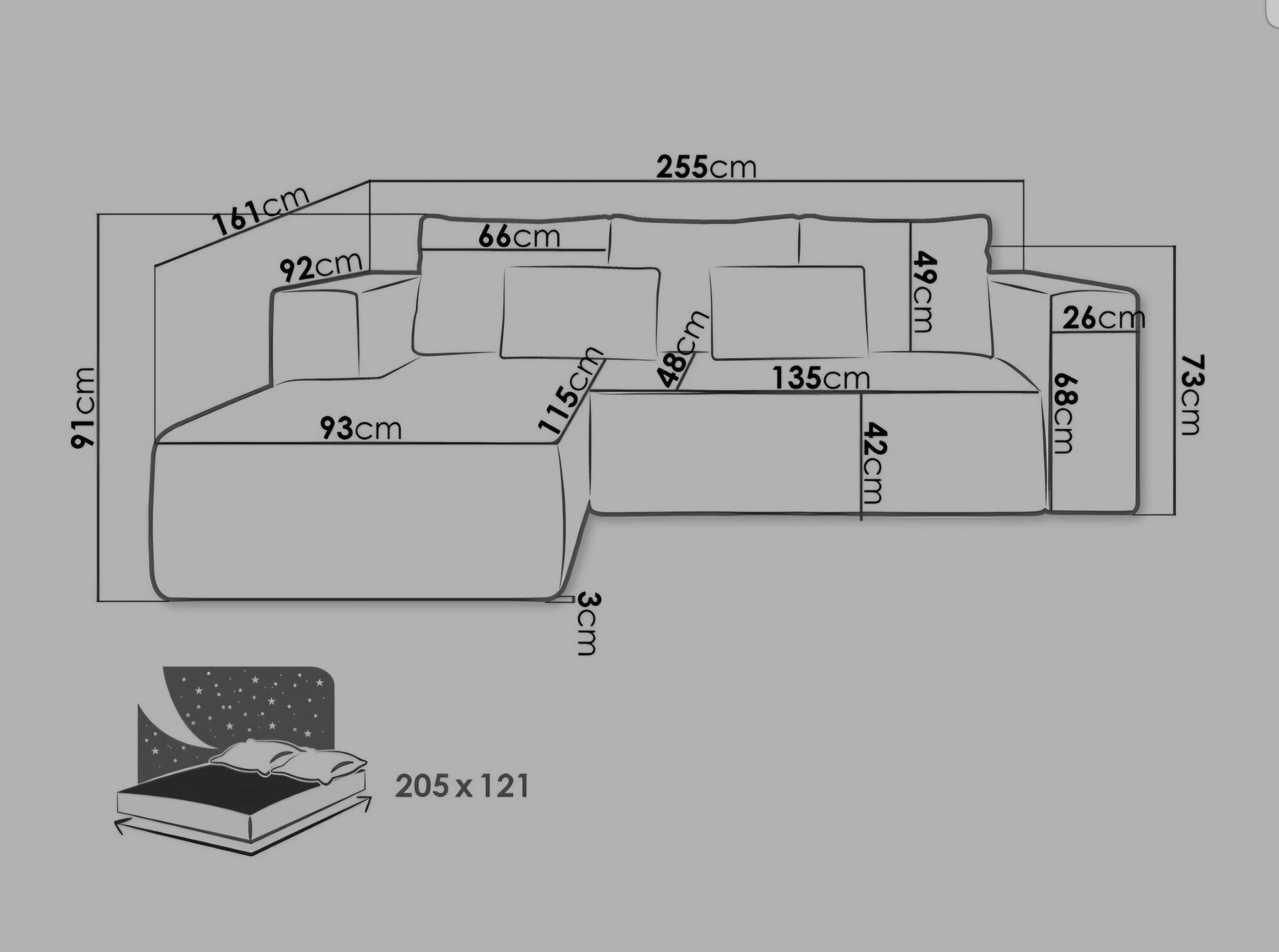 Sofas: Bett-Sofa – Gebraucht aus Wasen im Emmental von sim_tgx6 6