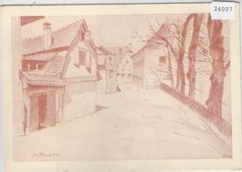 Basel - St. Albantal - Künstlerkarte
