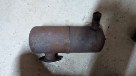Rolba R60 Snowbaby Auspuff, rostig.