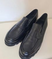 Schwarze Sioux Loafers, Gr. 39.5, Top Zustand