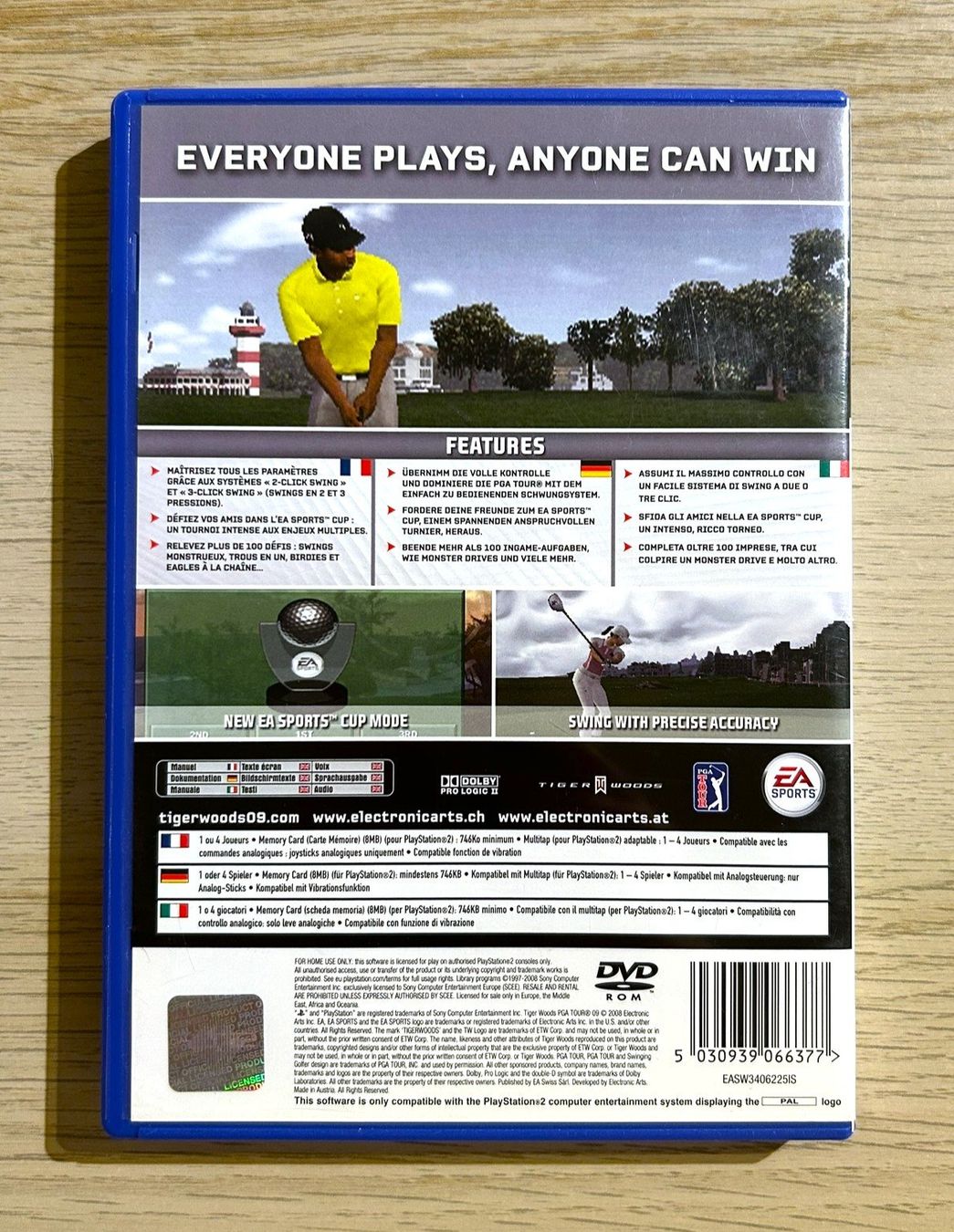 Sony Giochi: Tiger Woods PGA Tour 09 PS2 – Usato da St. Gallen venduto da Alpine.Arcade 1