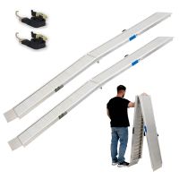 2x Auffahrrampe klappbar 305x40cm Alu Tragkraft 900kg