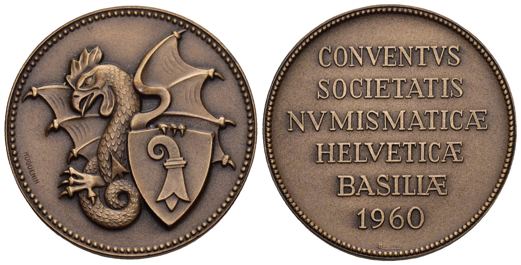 Medaillen: Basel 1960 – Gebraucht aus Bern von numismatictops