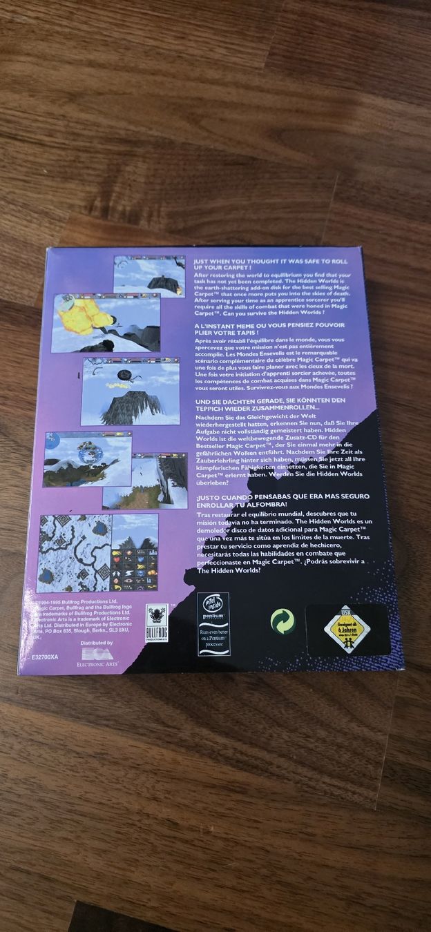 Giochi: Magic Carpet + Hidden Worlds Erweiterung Big Box PC – Usato da Jona venduto da AntonioSposito 5