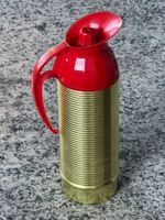 Vintage Thermoskanne, Isolierkanne für Camping