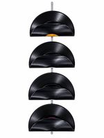 Cooles Aufbewahrungssystem für Post usw aus Schallplatten.