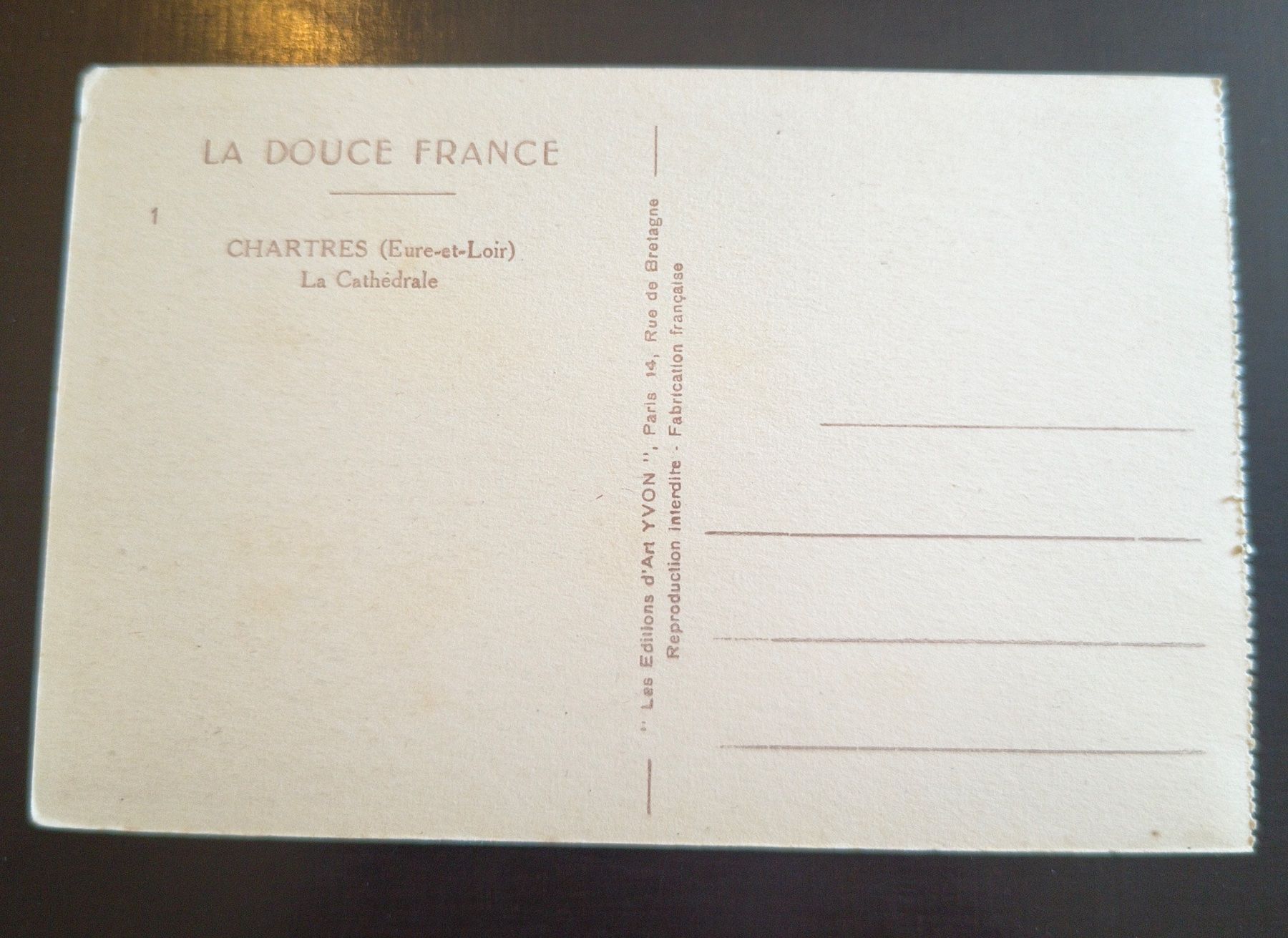 Cartoline postali: alte postkarten chartres - la douce france – Usato da Luzern venduto da Xyz8 2