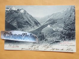 1901  Riffelalp, Hotel gegen Zermatt