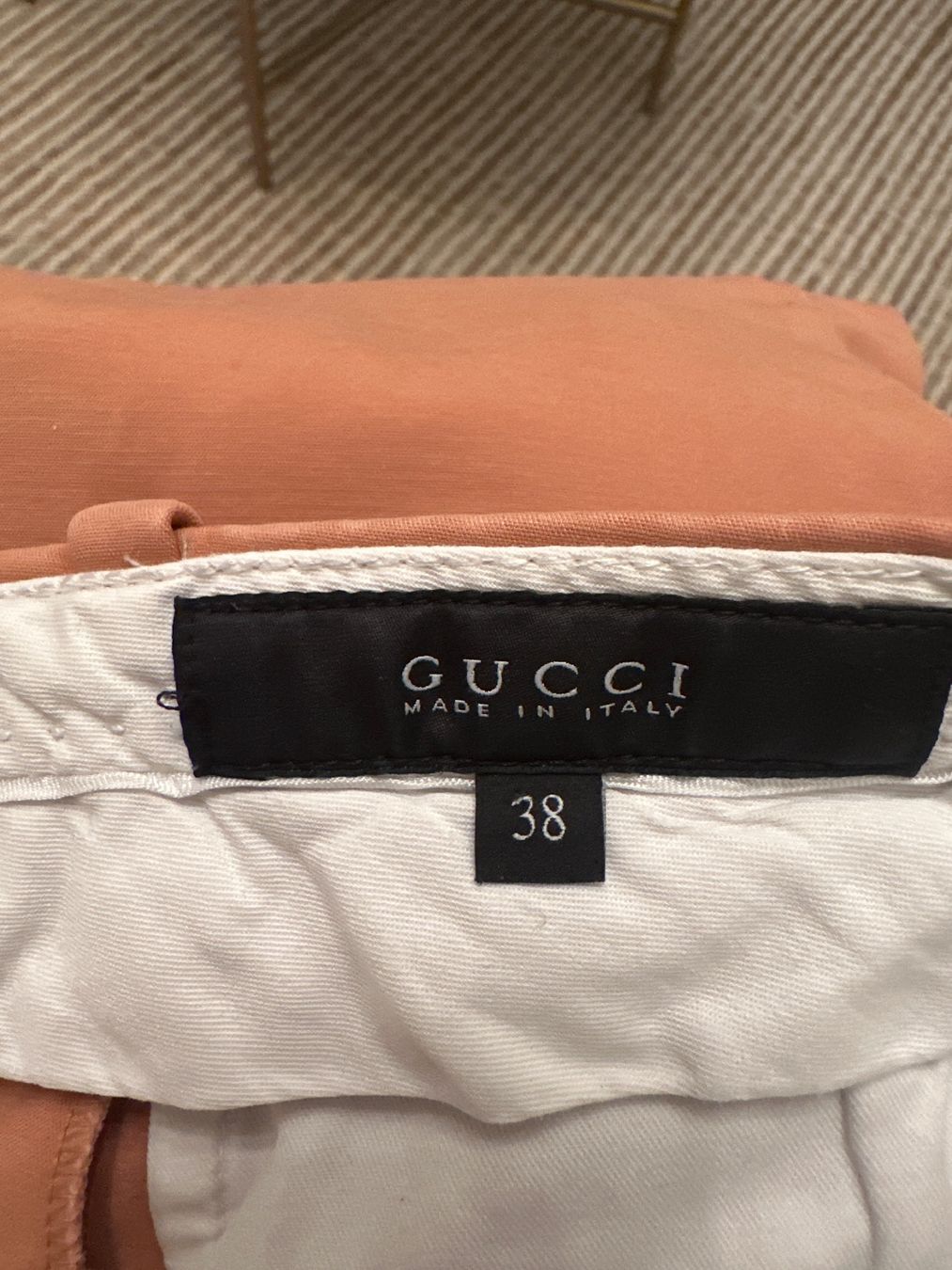 Gucci Pantaloni: Gucci Hose, ca 38, Terracotta – Usato da Bern venduto da Ibizaflow 2