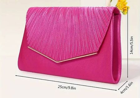 Abendtasche Clutch Pink, NEU
