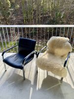 Midcentury Chrom | Ledersessel um 1970 Vintage