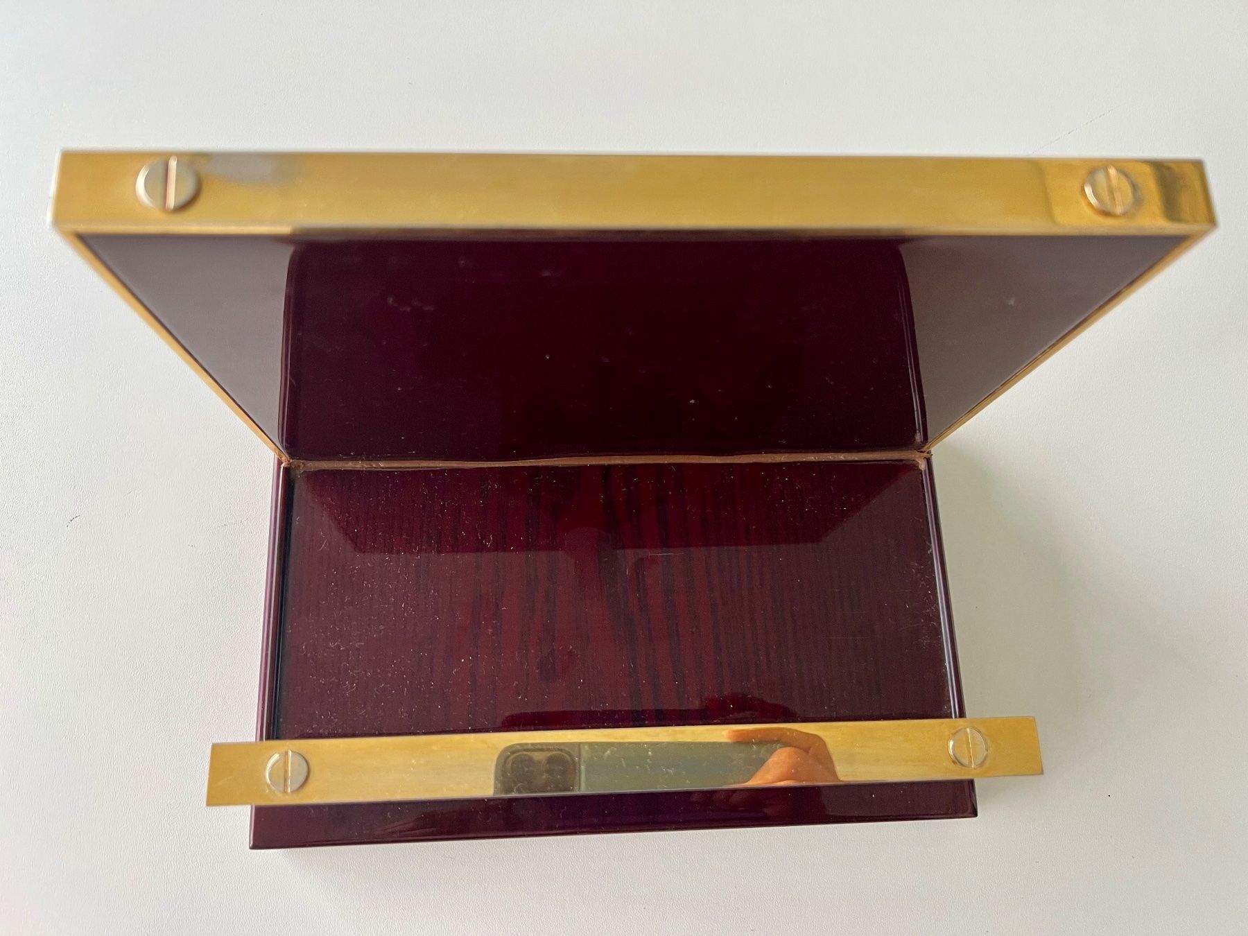 Ulysse Nardin Orologi: ULYSSE NARDIN original precious wood & brass document holder – Usato da Mont-sur-Lausanne venduto da vmi_ym5l 7