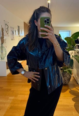 KASSL LACK JACKE DARK NAVY