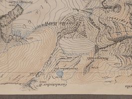 SWISSTOPO Karte HINTERRHEIN, SAN BERNARDINO rar antik