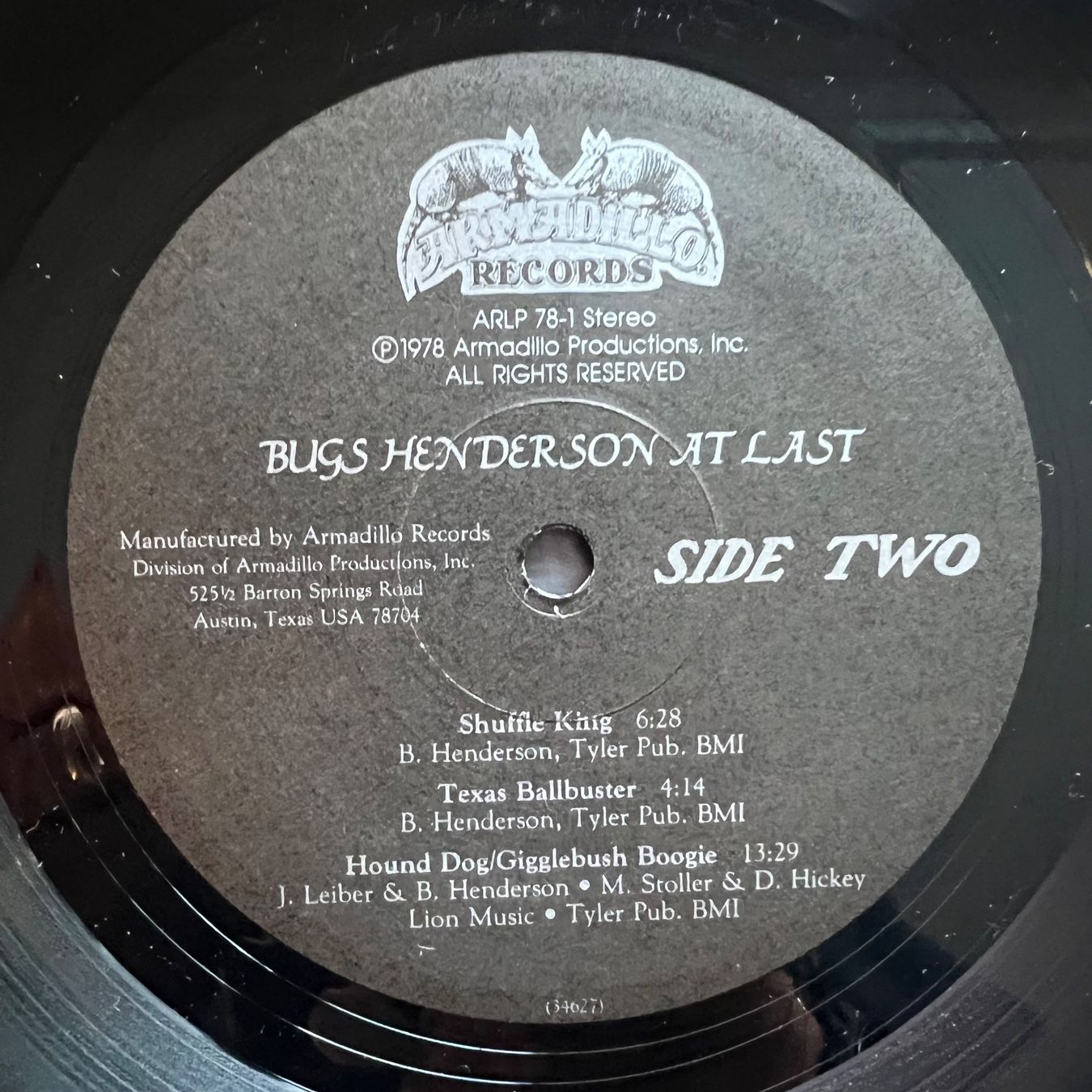 Vinyles: Bugs Henderson Group - At Last / 1. US-Press. 1978 – D'occasion à Gais par soundcave57 3