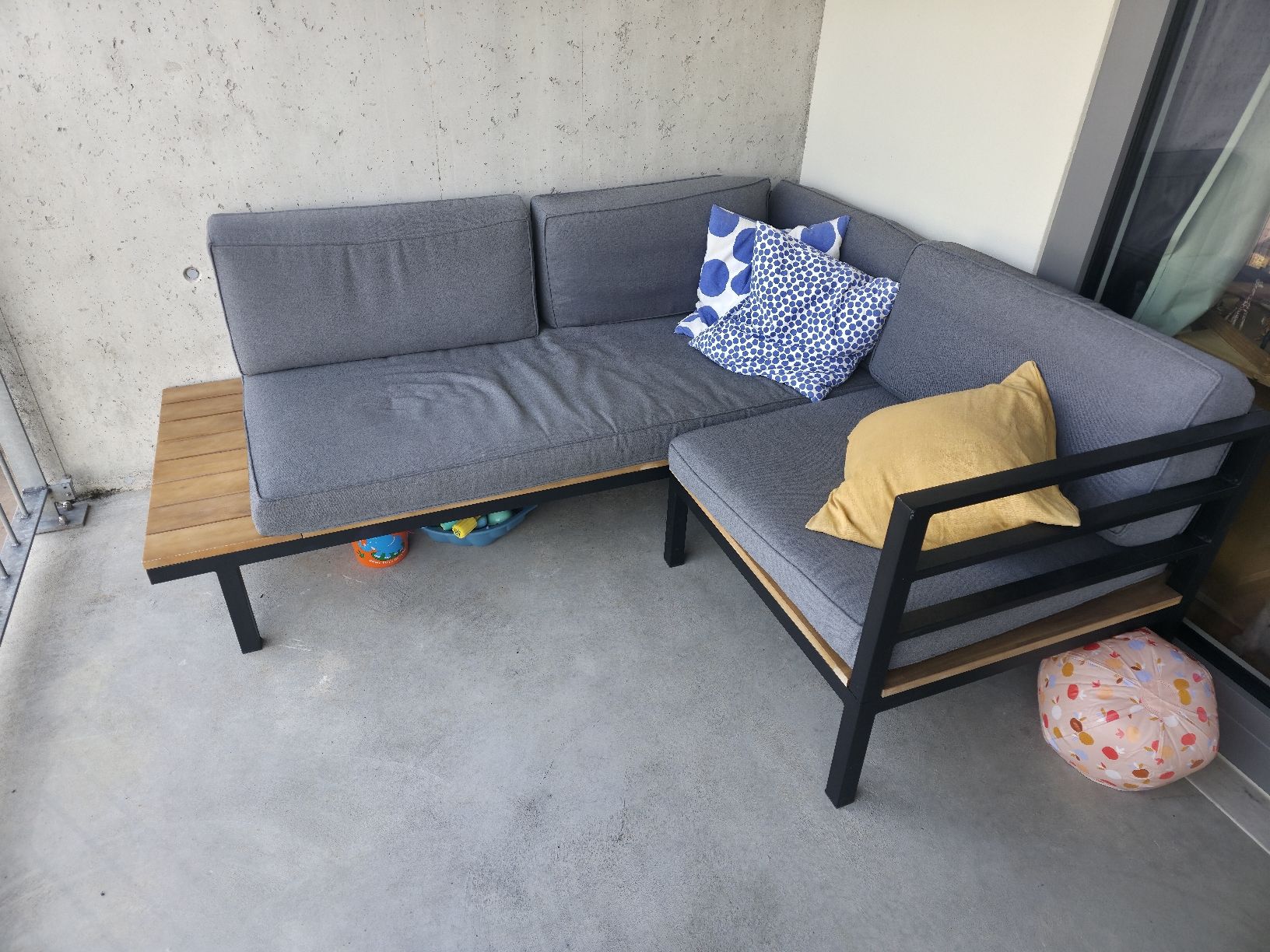 Divani: Do it + Garden Migros Gartenlounge "MIAMI" (Ecksofa) – Usato da Bern venduto da Harrison2