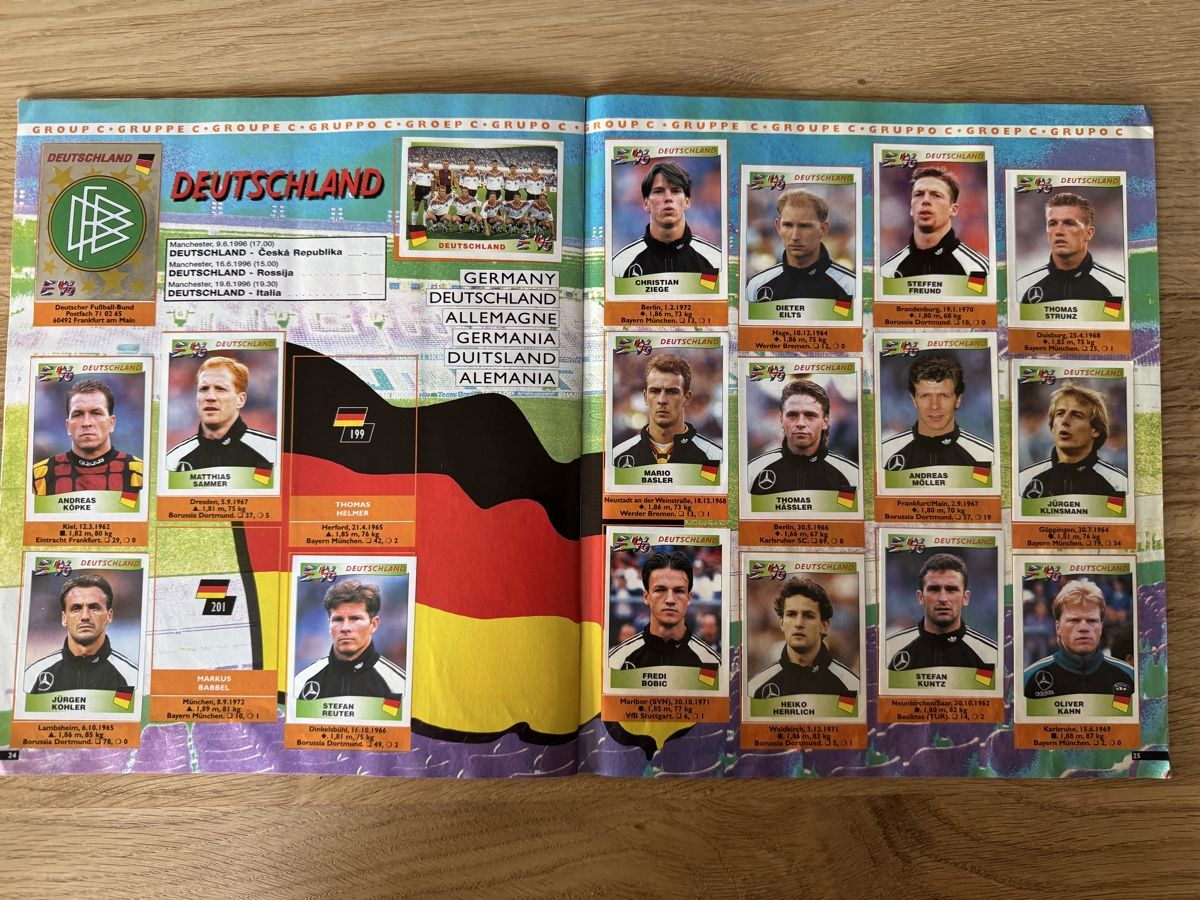 Panini Cartes à collectionner: Panini Europa 96, EM 96 Stickerheft – D'occasion à Teufen AR par lhe_wd6h 2