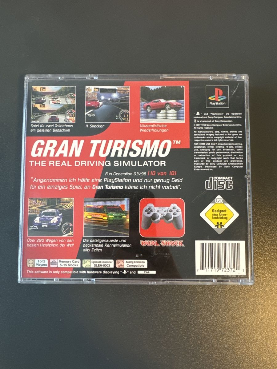 Sony Giochi: Ps1 - Gran Tourismo – Usato da Zürich venduto da Manuel.Huber 1