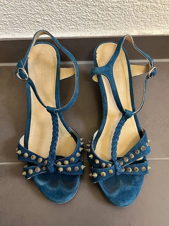 Zadig & Voltaire Scarpe da donna: Zadig&Voltaire Wildleder Sandalen – Usato da Zürich venduto da lux_t6lx
