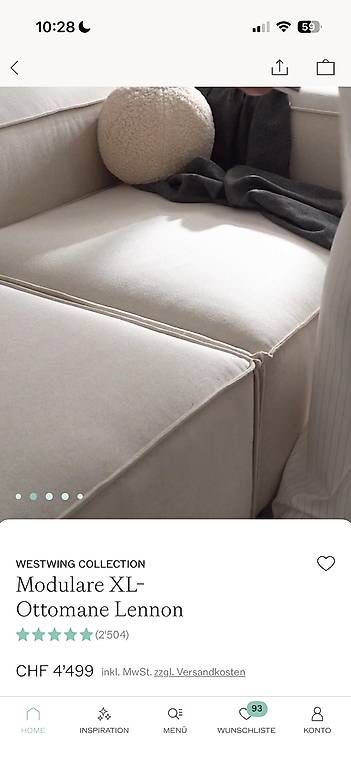 Divani: Sofa LENNON von Westwing.ch – Usato da Thun venduto da tat_wg9t 1
