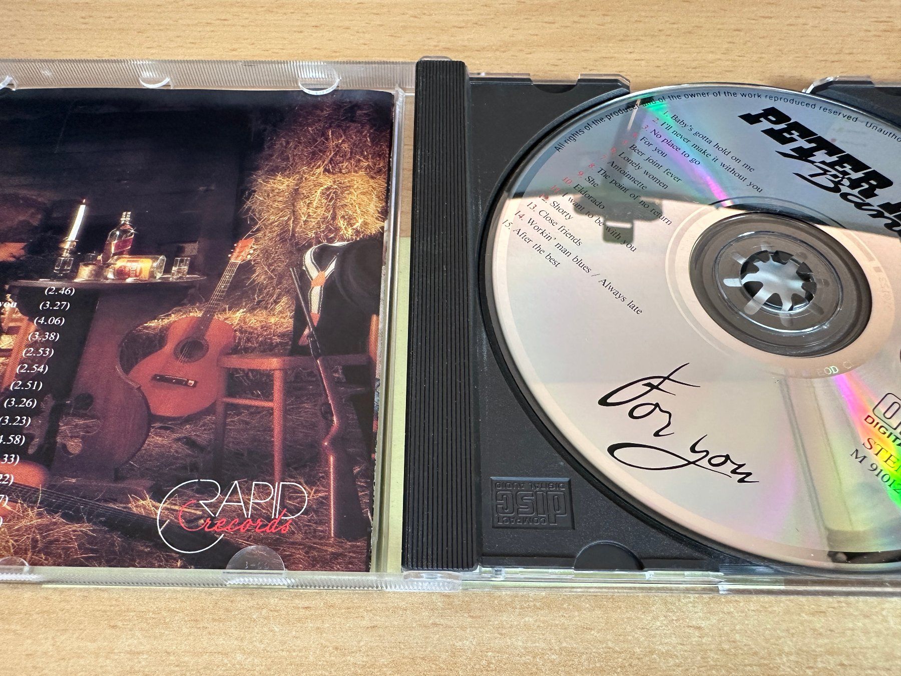 CD: Peter Hill Band – For You – Usato da Rikon im Tösstal venduto da Alpenmutz 2