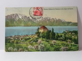 Clarens , Château du Châterlard 1910