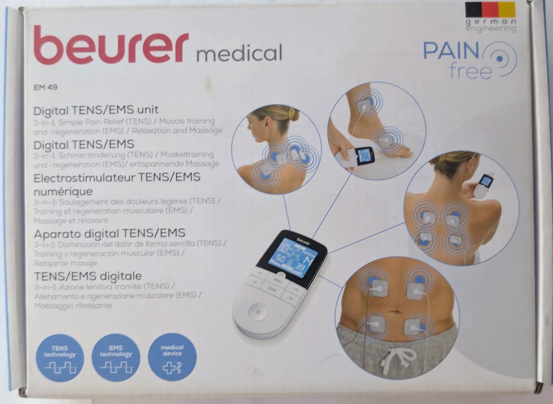 Beurer Dispositivi per massaggi: Beurer EM 49 Digigal TENS/EMS – Nuovo (secondo la descrizione) da St-Léonard venduto da alkolic1984