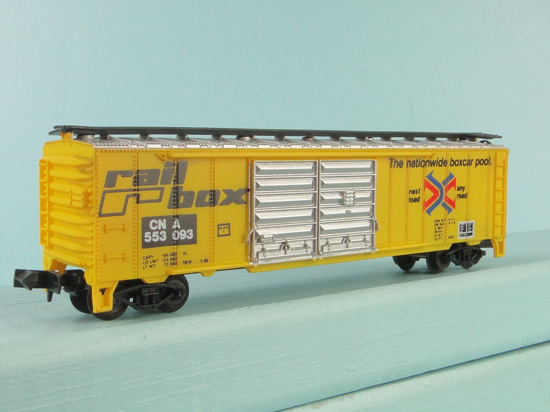 Modellini di ferrovie: Life-Like Spur N Hi-Cube Rail Box – Usato da Bülach venduto da Albitrain