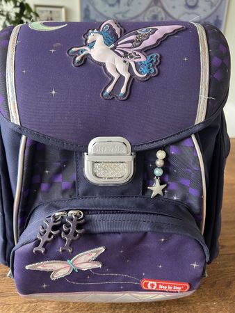 Step by Step school backpack purple unicorn design