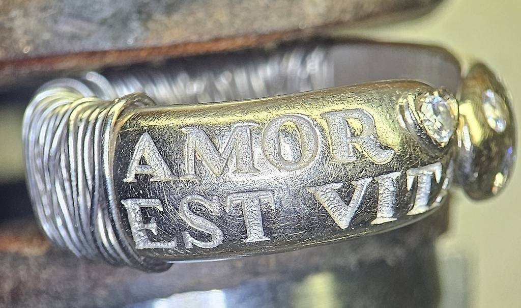Anelli: Bague artisanale or gris 18 ct taille 52-55 – Usato da Bernex venduto da Steph730