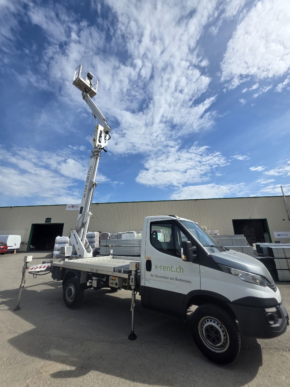 Iveco Veicoli commerciali: Iveco Multitel MX 250 Hebebühne – Usato da Lengwil venduto da x-rent