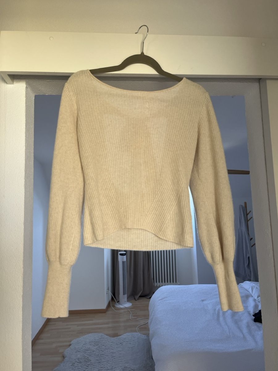 Reformation Maglioni & Felpe: Reformation Pullover beige Grösse M mit Rückenschleife – Usato da Nyon venduto da Jpraams