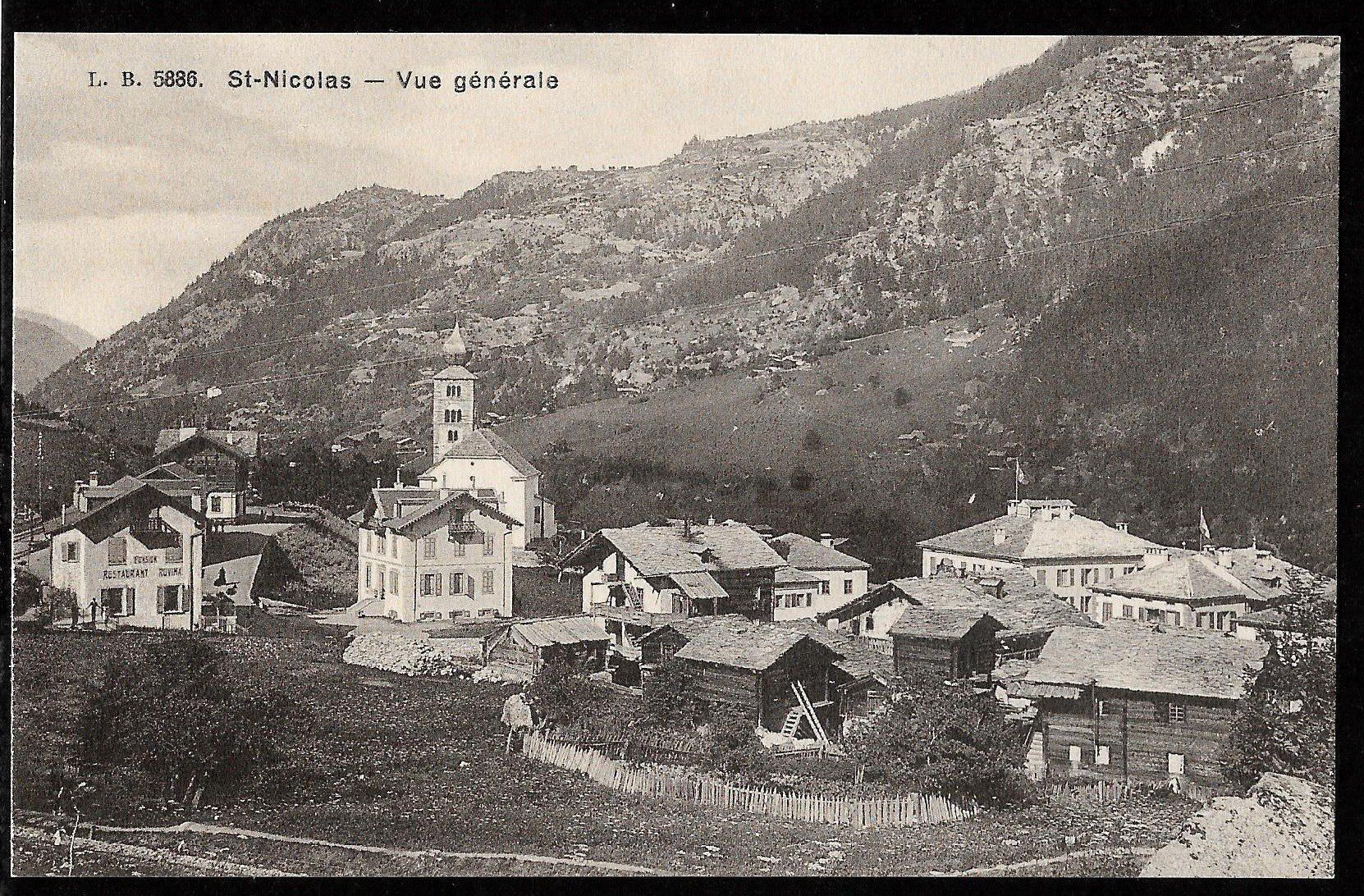 Cartoline postali: St. Niklaus St. Nicolas Vue générale – Nuovo (secondo la descrizione) da Olten venduto da clotaldi