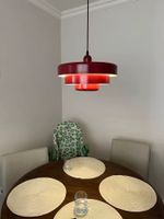 Rote Retro Lampe / Hängelampe, vintage Design, Topzustand!