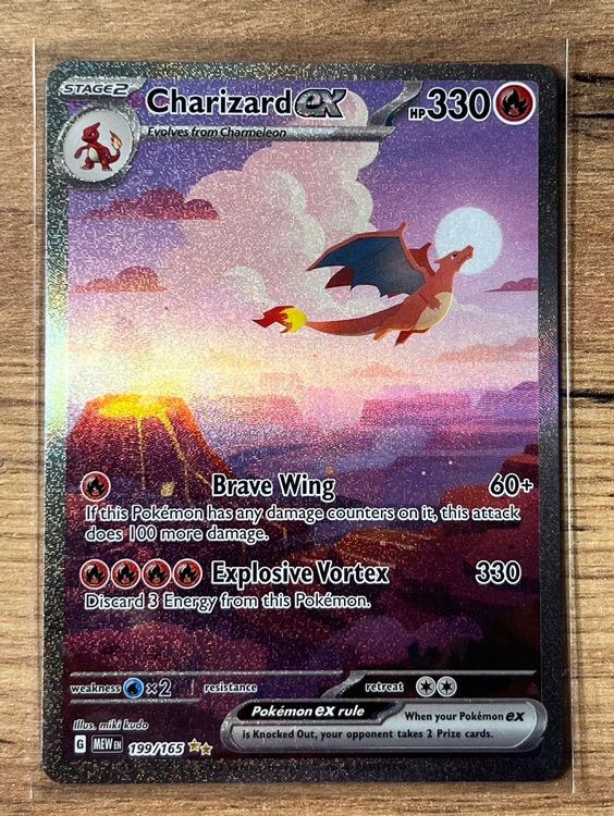 Charizard Ex Special Art Rare Sar 199165 Pokemon Mew 151 Kaufen Auf