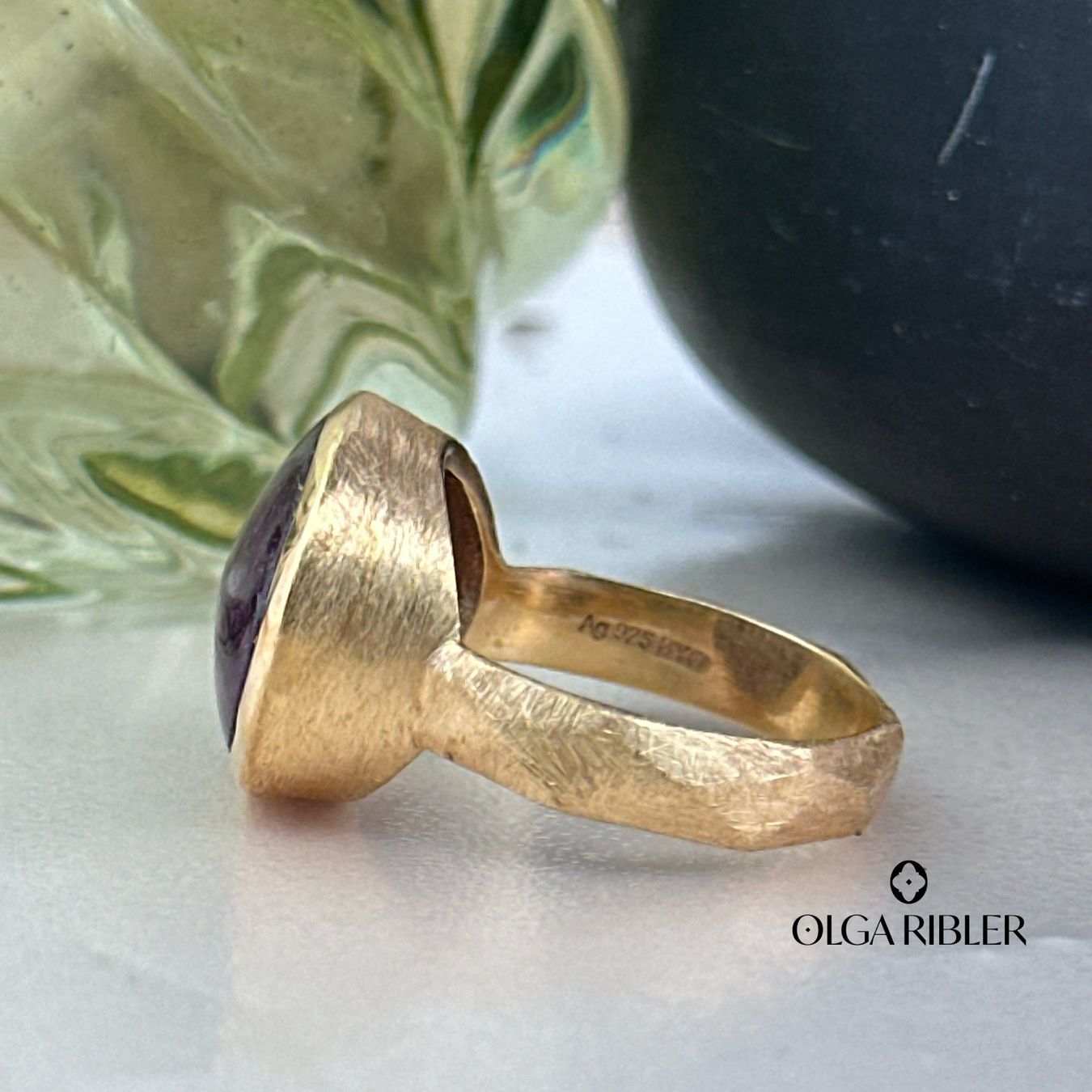 Olga Ribler Bagues: Star Ruby Ring – Sterling Silver Ringgrösse 56 – Neuf (Voir description) à Luzern par Schmuckoutlet 2