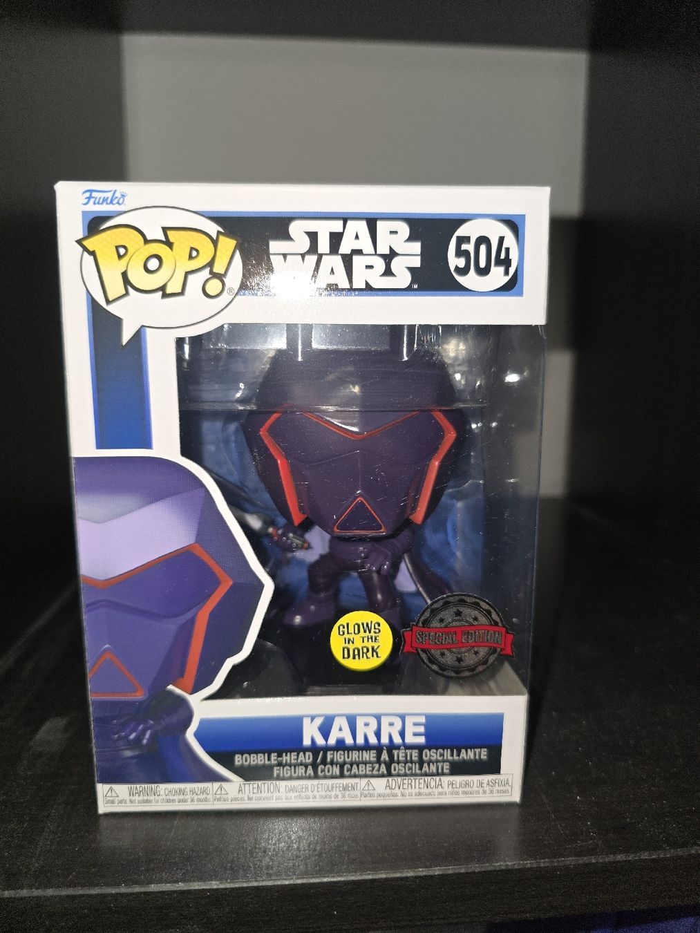 Funko Figuren: Funko Pop Star Wars Karre Glow – Neu (gemäss Beschreibung) aus Villars-sur-Glâne von K6fois2