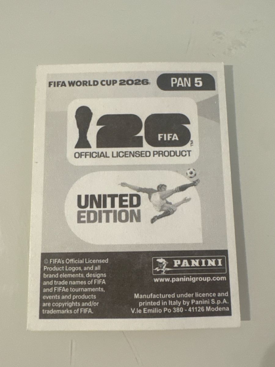 Panini Carte collezionabili: Panini 2026 Andres Andrade PAN5 – Nuovo (secondo la descrizione) da Bern venduto da akl_sy9s 1
